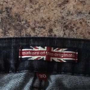 Levi’s stone wash black jeans size 6-7